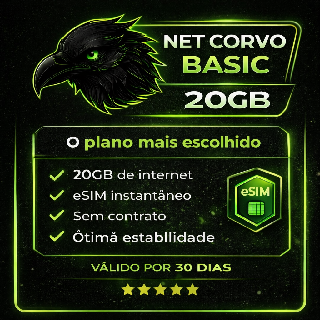 🟢 NET CORVO BASIC – 20GB